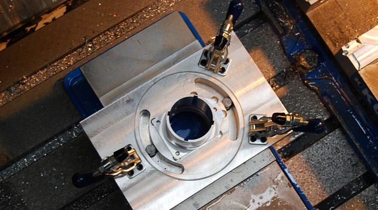 Keyway Milling of an Aluminum Bearing for a Parts Manufacturing Company